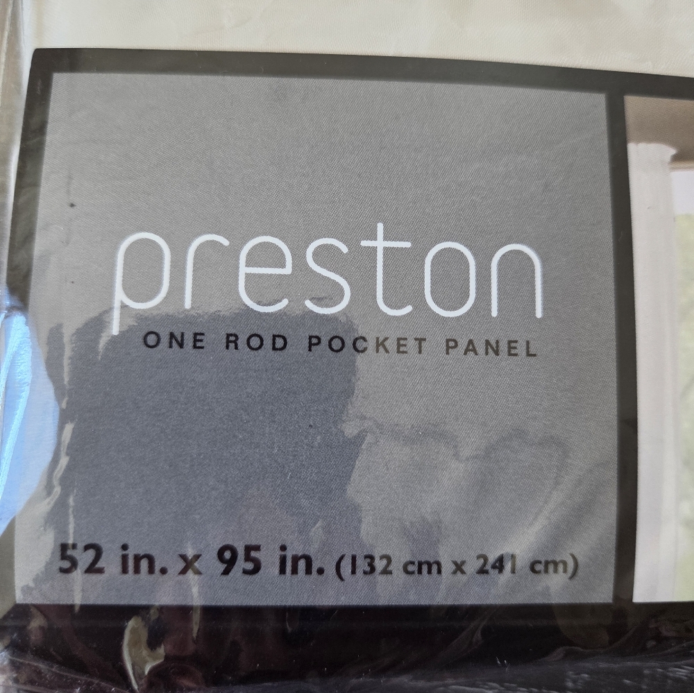 Cream Rod Pocket Panel - Picture 3 of 9